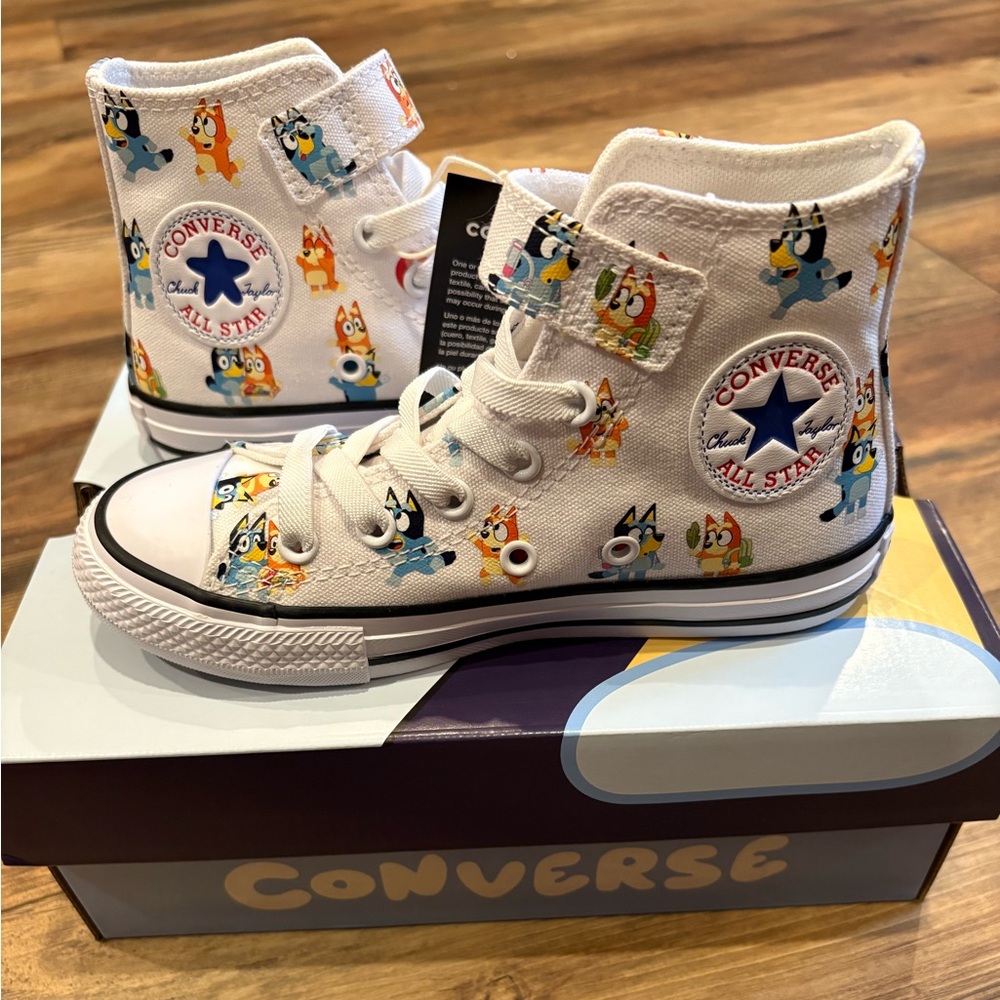 Bluey Converse Chuck Taylor All Star 1V High-Top Sneaker - Kids size 12